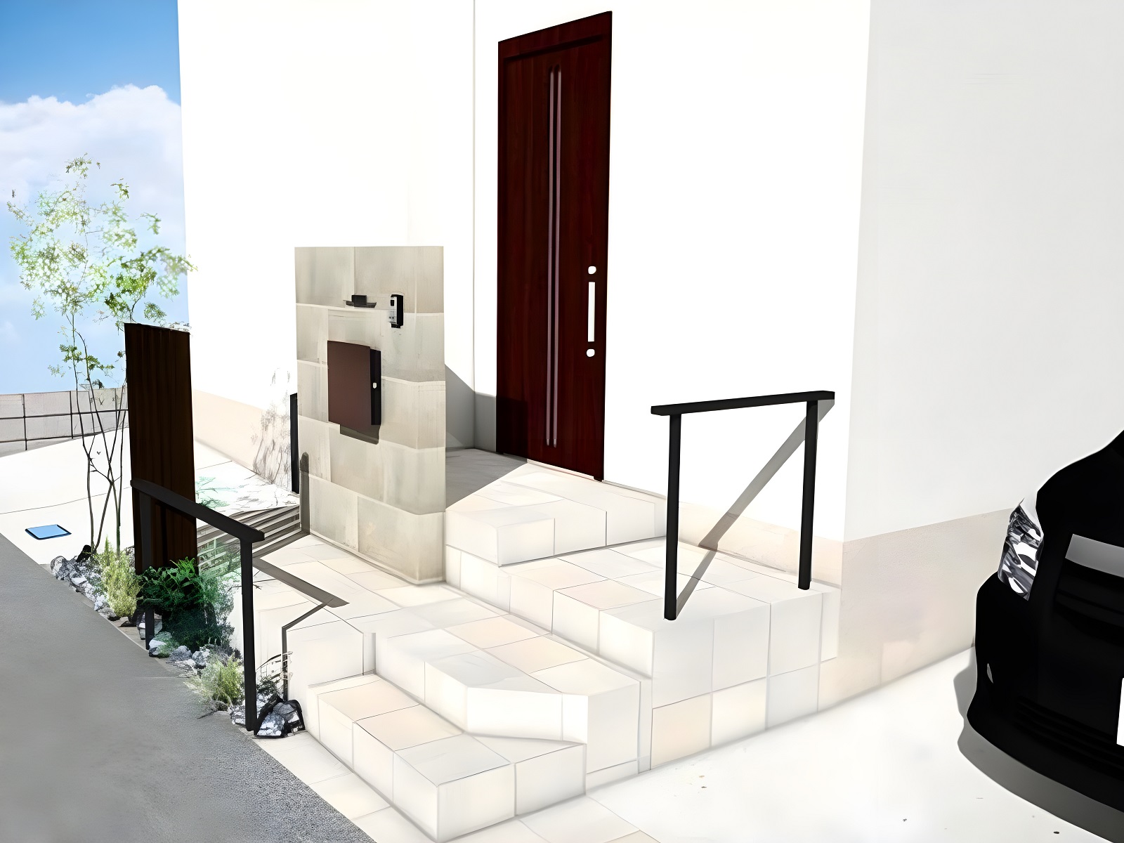 Floating Steps Detail