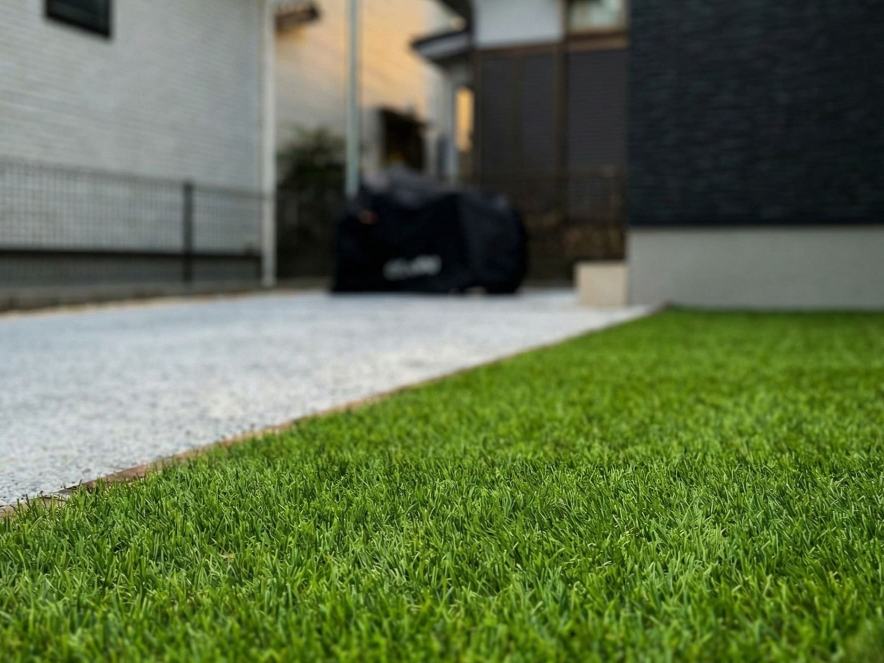 ドライテック駐車場とDIY用の庭下地